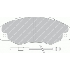 FDB534 FERODO Комплект тормозных колодок, дисковый тормоз