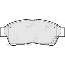 PAD792 APEC Комплект тормозных колодок, дисковый тормоз