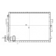054-016-0033 LORO Конденсатор, кондиционер
