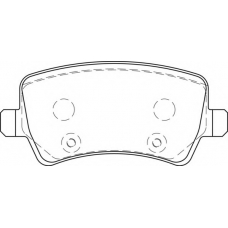 DBP241918 DURON Комплект тормозных колодок, дисковый тормоз