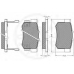9823 OPTIMAL Комплект тормозных колодок, дисковый тормоз