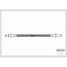19032221 CORTECO Тормозной шланг