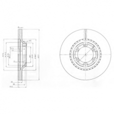BG3679 DELPHI Тормозной диск