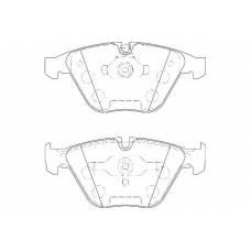 WBP24161A WAGNER LOCKHEED Комплект тормозных колодок, дисковый тормоз