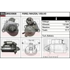 DRS3968 DELCO REMY Стартер