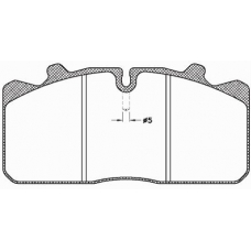 JSX 2658.30 ROADHOUSE Комплект тормозных колодок, дисковый тормоз