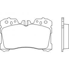 MDB2761 MINTEX Комплект тормозных колодок, дисковый тормоз