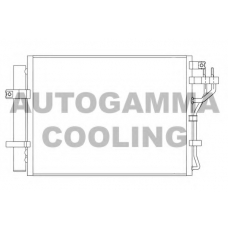 105859 AUTOGAMMA Конденсатор, кондиционер