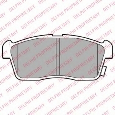 LP2219 DELPHI Комплект тормозных колодок, дисковый тормоз