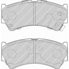 T0610247 RAMEDER Комплект тормозных колодок, дисковый тормоз