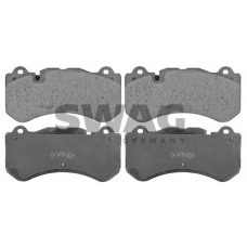 10 11 6142 SWAG Комплект тормозных колодок, дисковый тормоз