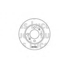 DF2581 TRW Тормозной диск