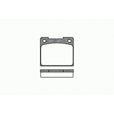 0039 00 KAWE Комплект тормозных колодок, дисковый тормоз