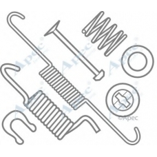 KIT971 APEC Комплектующие, тормозная колодка