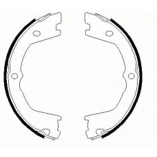 09080 KAWE Комплект тормозных колодок, стояночная тормозная с