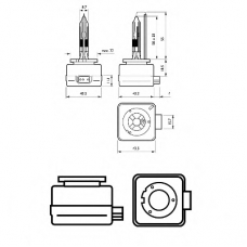 85409VIC1 PHILIPS Лампа накаливания, фара дальнего света; Лампа нака