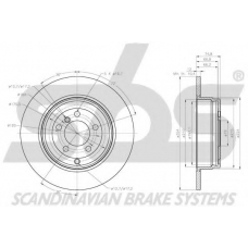 1815204047 S.b.s. Тормозной диск