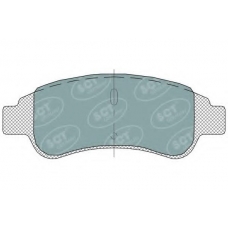 SP 314 SCT Комплект тормозных колодок, дисковый тормоз