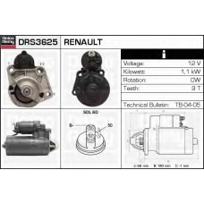 DRS3625 DELCO REMY Стартер