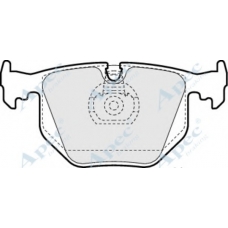PAD956 APEC Комплект тормозных колодок, дисковый тормоз
