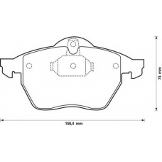 571920S STOP Комплект тормозных колодок, дисковый тормоз