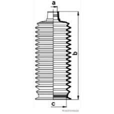 J4102037 HERTH+BUSS JAKOPARTS Комплект пылника, рулевое управление