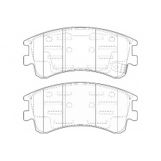 WBP24046A WAGNER LOCKHEED Комплект тормозных колодок, дисковый тормоз
