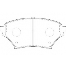 WBP23696A WAGNER LOCKHEED Комплект тормозных колодок, дисковый тормоз