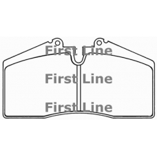 FBP1601 FIRST LINE Комплект тормозных колодок, дисковый тормоз