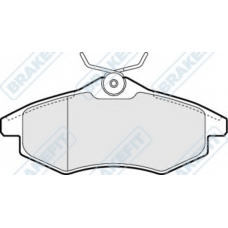 PD3068 APEC Комплект тормозных колодок, дисковый тормоз