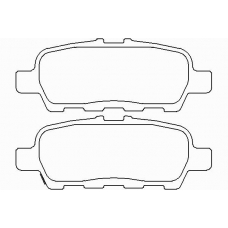 MDB3026 MINTEX Комплект тормозных колодок, дисковый тормоз