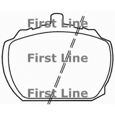 FBP1514 FIRST LINE Комплект тормозных колодок, дисковый тормоз