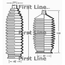 FSG3224 FIRST LINE Пыльник, рулевое управление