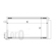 037-016-0027 LORO Конденсатор, кондиционер