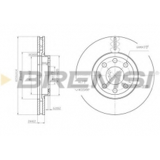 DBB131V BREMSI Тормозной диск