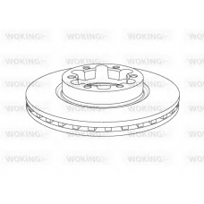 NSA1145.20 WOKING Тормозной диск