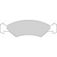 FD403A NECTO Комплект тормозных колодок, дисковый тормоз