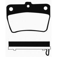 J PP-256AF JAPANPARTS Комплект тормозных колодок, дисковый тормоз