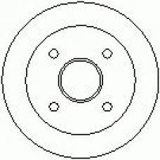 7D0472 KAWE Тормозной барабан