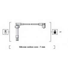 941318111268 MAGNETI MARELLI Комплект проводов зажигания