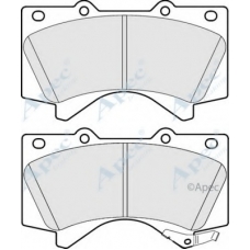 PAD1761 APEC Комплект тормозных колодок, дисковый тормоз