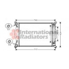 03002202 VAN WEZEL Радиатор, охлаждение двигателя