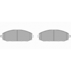 1050 SIMER Комплект тормозных колодок, дисковый тормоз