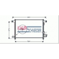 5220231 KUHLER SCHNEIDER Конденсатор, кондиционер
