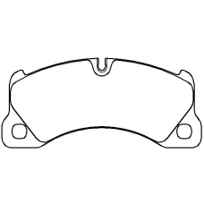 MDB2833 MINTEX Комплект тормозных колодок, дисковый тормоз