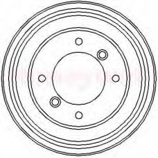 329046B BENDIX Тормозной барабан