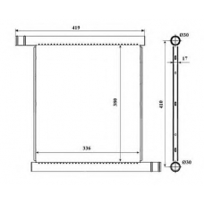 53598 NRF Радиатор, охлаждение двигателя
