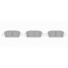 992 SIMER Комплект тормозных колодок, дисковый тормоз