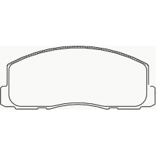 MDB1237 MINTEX Комплект тормозных колодок, дисковый тормоз