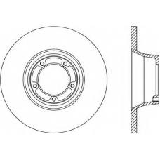 BDR1159.10 OPEN PARTS Тормозной диск